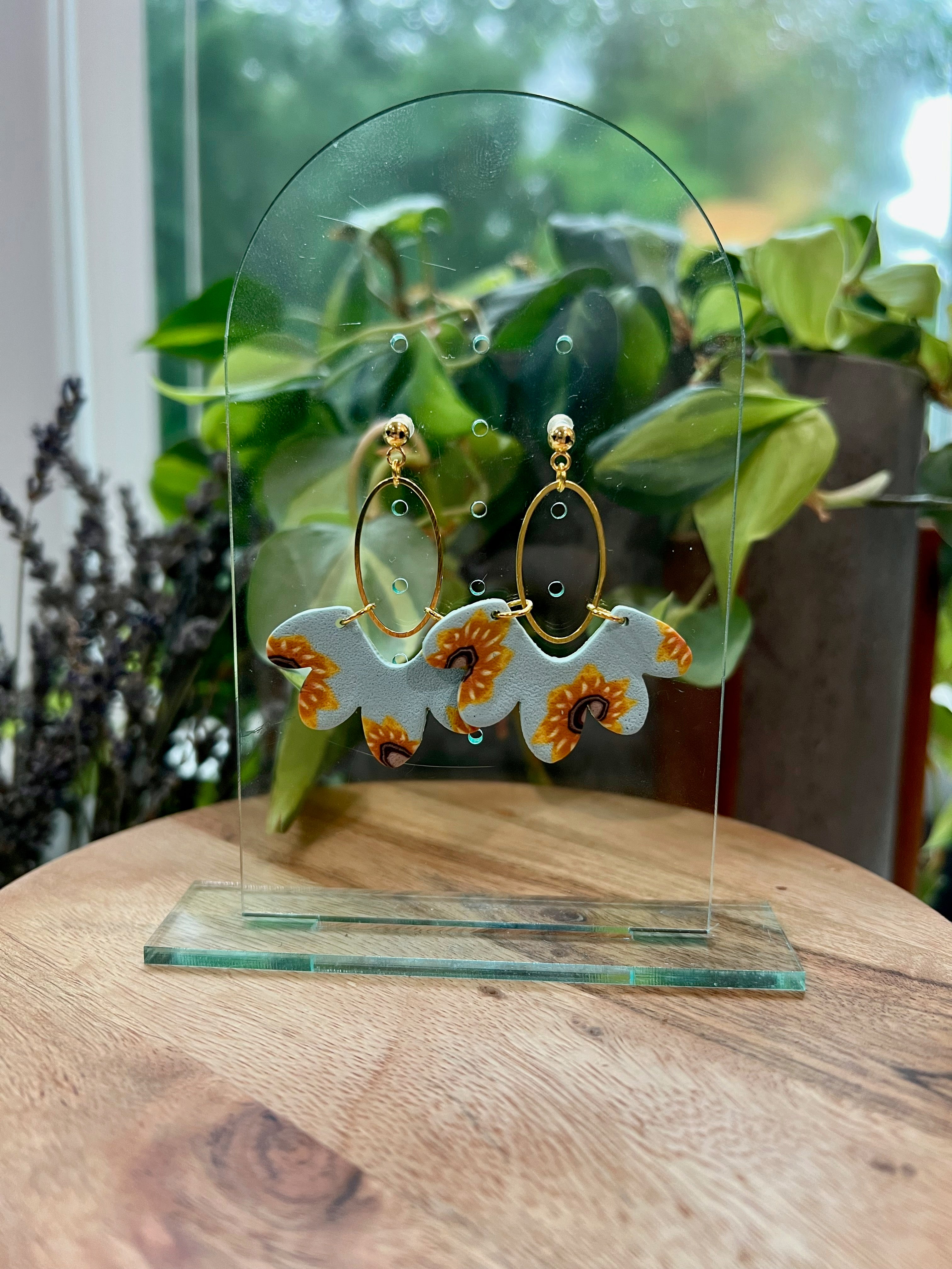 Sunflower Brass Dangles